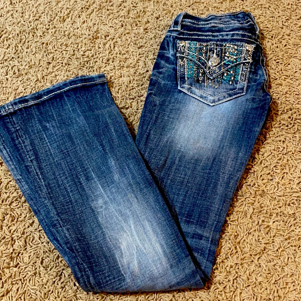 Miss me jeans boot cut size 23